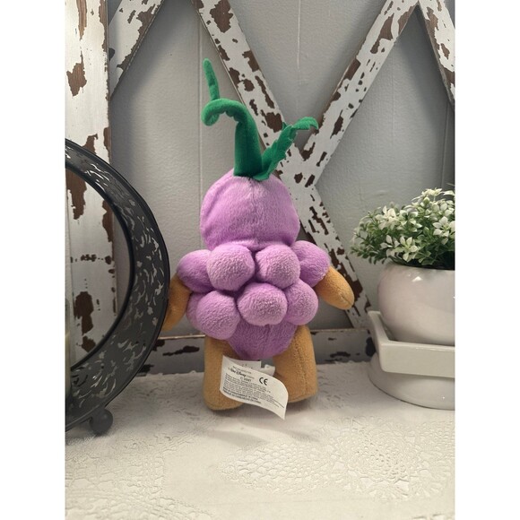 Disney Winnie the Pooh Purple Grape Costume 8 Inch Plush Beanie - Picture 2 of 3